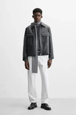 Discount SOBRECAMISA EFECTO PIEL Hombre Sobrecamisas