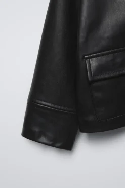 Niños ZARA 1½ - 6 Años·Camisas<SOBRECAMISA EFECTO PIEL