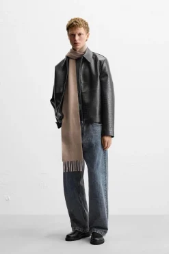 Online SOBRECAMISA EFECTO PIEL GRABADA Hombre Sobrecamisas