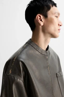 New SOBRECAMISA EFECTO PIEL LAVADA Hombre Sobrecamisas