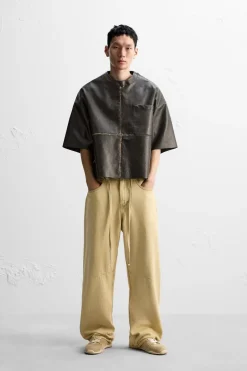 New SOBRECAMISA EFECTO PIEL LAVADA Hombre Sobrecamisas