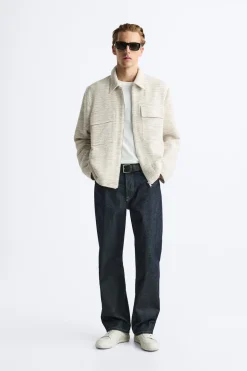 Outlet SOBRECAMISA ESTRUCTURA BOLSILLOS Hombre Sobrecamisas