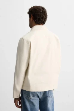 Outlet SOBRECAMISA ESTRUCTURA BOLSILLOS Hombre Sobrecamisas