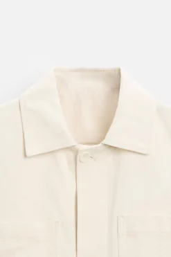 Outlet SOBRECAMISA ESTRUCTURA BOLSILLOS Hombre Sobrecamisas