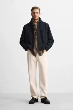 Fashion SOBRECAMISA ESTRUCTURA ESPIGA Hombre Sobrecamisas