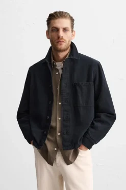 Fashion SOBRECAMISA ESTRUCTURA ESPIGA Hombre Sobrecamisas