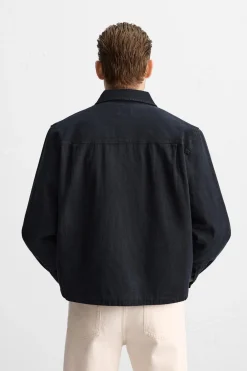 Fashion SOBRECAMISA ESTRUCTURA ESPIGA Hombre Sobrecamisas