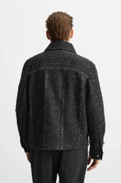 Best SOBRECAMISA ESTRUCTURA RAYAS Hombre Sobrecamisas