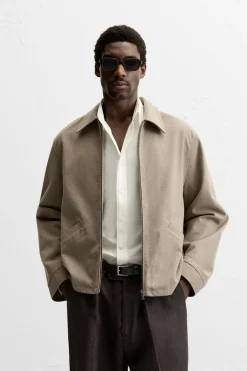 Outlet SOBRECAMISA ESTRUCTURA TEXTURA Hombre Sobrecamisas