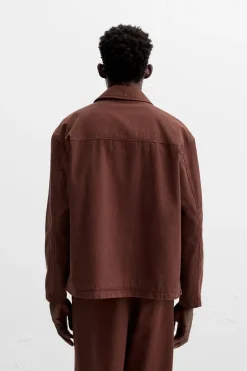 Best SOBRECAMISA ESTRUCTURA TWILL Hombre Sobrecamisas