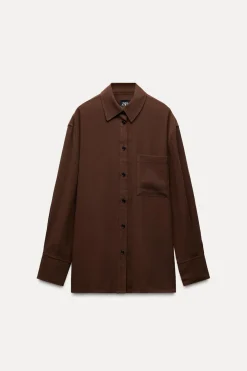 Online SOBRECAMISA FLUÍDA ABERTURAS Mujer Camisas / Blusas