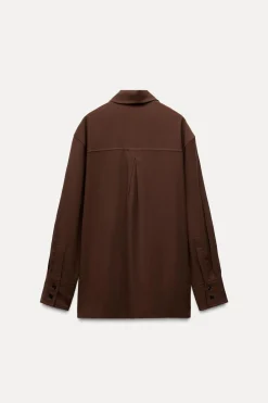 Online SOBRECAMISA FLUÍDA ABERTURAS Mujer Camisas / Blusas