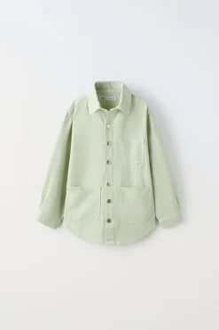 Niños ZARA 6 - 14 Años·Total Look<SOBRECAMISA FLUIDA