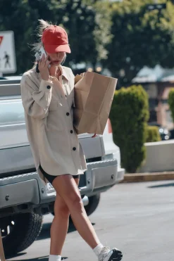 Fashion SOBRECAMISA FLUIDA BOLSILLOS Mujer Chaquetas / Cazadoras