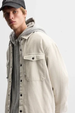 Hot SOBRECAMISA PANA ACOLCHADA Hombre Sobrecamisas