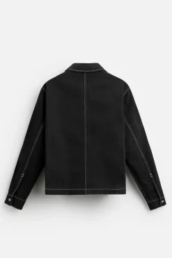 Best SOBRECAMISA PESPUNTES CONTRASTE Hombre Sobrecamisas