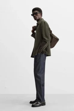 Fashion SOBRECAMISA PIEL ANTE Hombre Piel|Sobrecamisas