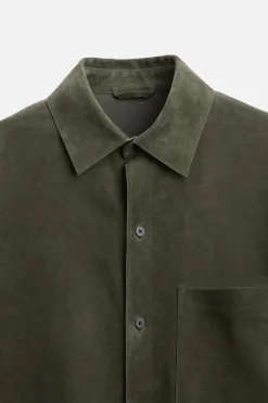 Fashion SOBRECAMISA PIEL ANTE Hombre Piel|Sobrecamisas