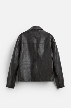 Online SOBRECAMISA PIEL GRABADA Hombre Piel