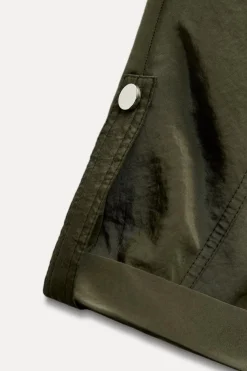 Clearance SOBRECAMISA SATINADA BAJO ELÁSTICO Mujer Chaquetas / Cazadoras|Camisas / Blusas