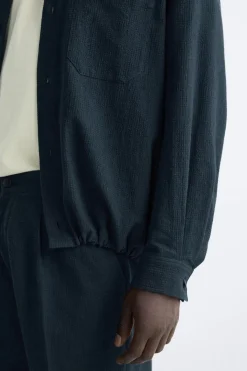 Discount SOBRECAMISA SEERSUCKER ALGODÓN - LINO Hombre Sobrecamisas