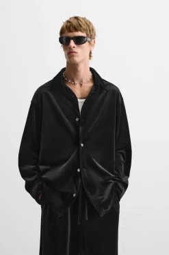 Online SOBRECAMISA TERCIOPELO Hombre Camisas