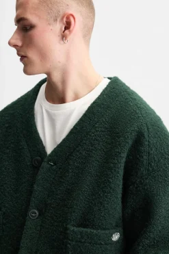 Discount SOBRECAMISA TEXTURA BOUCLÉ Hombre Jerséis / Chaquetas|Sobrecamisas