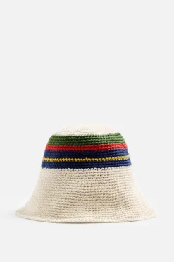 Clearance SOMBRERO CROCHET BANDAS Hombre Accesorios