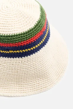 Clearance SOMBRERO CROCHET BANDAS Hombre Accesorios