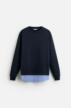 Sale SUDADERA BAJO COMBINADO Hombre Sudaderas