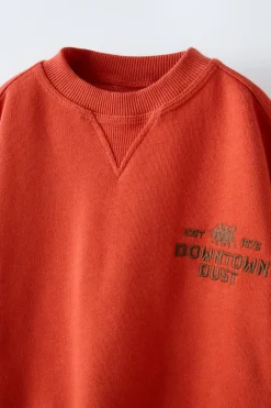 Niños ZARA 1½ - 6 Años·Sudaderas|1½ - 6 Años·Sudaderas<SUDADERA BORDADO