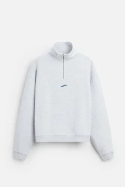 Discount SUDADERA BORDADO COMBINADO Hombre Sudaderas