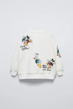 Niños ZARA 1½ - 6 Años·Sudaderas|1½ - 6 Años·Licencias<SUDADERA BORDADO FLOCK MICKEY MOUSE AND FRIENDS © DISNEY