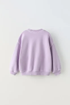 Niños ZARA 1½ - 6 Años·Sudaderas|1½ - 6 Años·Chándal<SUDADERA BORDADO GARMENT DYE
