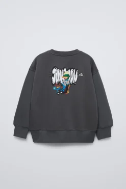 Niños ZARA 6 - 14 Años·Sudaderas<SUDADERA BORDADO GRAFFITI