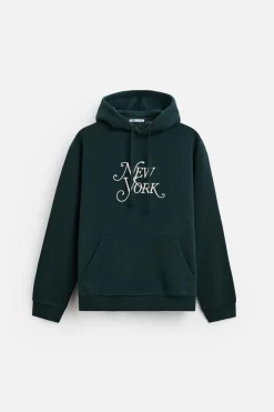 Outlet SUDADERA BORDADO NEW YORK MAGAZINE Hombre Sudaderas