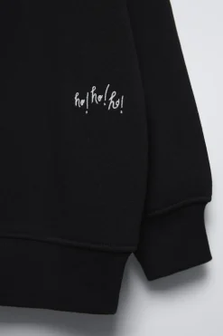 Niños ZARA 6 - 14 Años·Sudaderas<SUDADERA BORDADO PAPA NOÉL CALENTITO