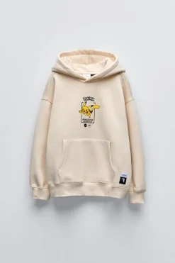 Niños ZARA 6 - 14 Años·Sudaderas<SUDADERA BORDADO PIKACHU POKÉMON ™