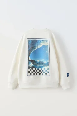 Niños ZARA 6 - 14 Años·Sudaderas|6 - 14 Años·Sudaderas<SUDADERA BORDADO WSL™