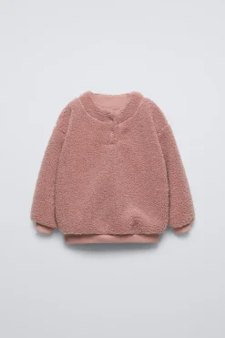 Niños ZARA 1½ - 6 Años·Sudaderas|6 - 18 Meses·Sudaderas<SUDADERA BORREGUILLO FORRADA