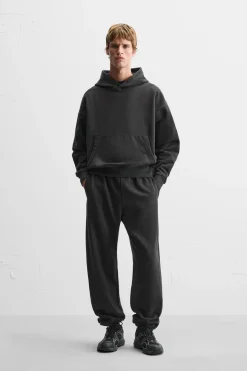 Discount SUDADERA BOXY FIT LAVADA Hombre Sudaderas