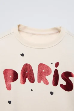 Niños ZARA 1½ - 6 Años·Sudaderas|6 - 18 Meses·Sudaderas<SUDADERA BRILLO PARIS