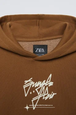 Niños ZARA 6 - 14 Años·Sudaderas<SUDADERA CAPUCHA