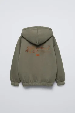 Niños ZARA 6 - 14 Años·Sudaderas<SUDADERA CAPUCHA CANGURO