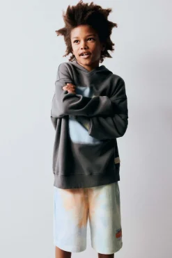 Niños ZARA 6 - 14 Años·Sudaderas<SUDADERA CAPUCHA EFECTO LAVADO