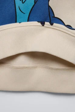 Niños ZARA 6 - 14 Años·Sudaderas|6 - 14 Años·Deporte / Jogging<SUDADERA CAPUCHA LILO & STITCH © DISNEY OVERSIZE FIT