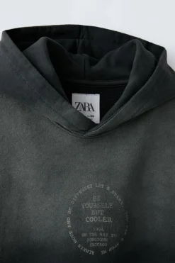 Niños ZARA 6 - 14 Años·Sudaderas<SUDADERA CAPUCHA MANGA SISA