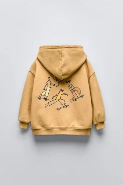 Niños ZARA 1½ - 6 Años·Sudaderas|6 - 18 Meses·Sudaderas<SUDADERA CAPUCHA SKATE