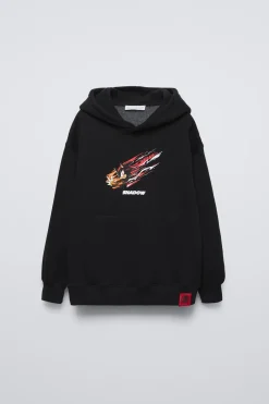 Niños ZARA 6 - 14 Años·Sudaderas<SUDADERA CAPUCHA SONIC © SEGA