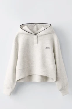 Niños ZARA 6 - 14 Años·Sudaderas|6 - 14 Años·Deporte / Jogging<SUDADERA CAPUCHA VIVOS